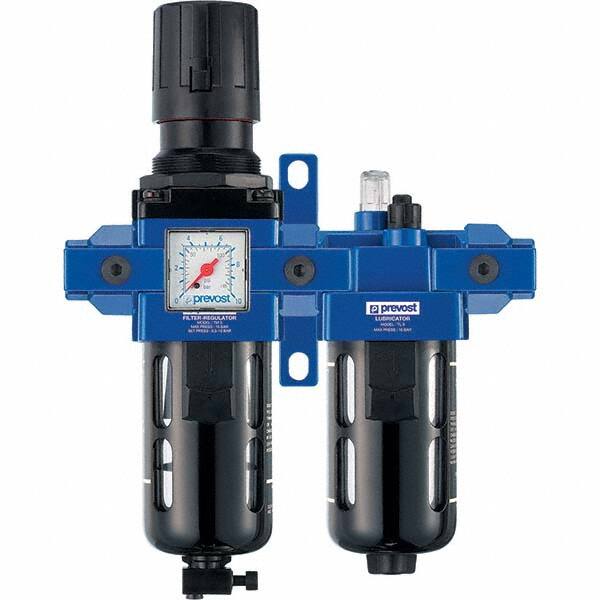 Prevost - Filter, Regulator & Lubricator (FRL) Units Configuration: 2 Pc. Filter/Regulator-Lubricator Body Type: Standard - Exact Tool & Supply