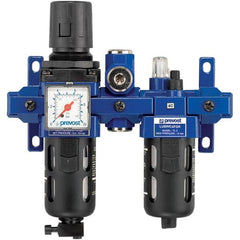 Prevost - Filter, Regulator & Lubricator (FRL) Units Configuration: 2 Pc. Filter/Regulator-Lubricator Body Type: Standard - Exact Tool & Supply