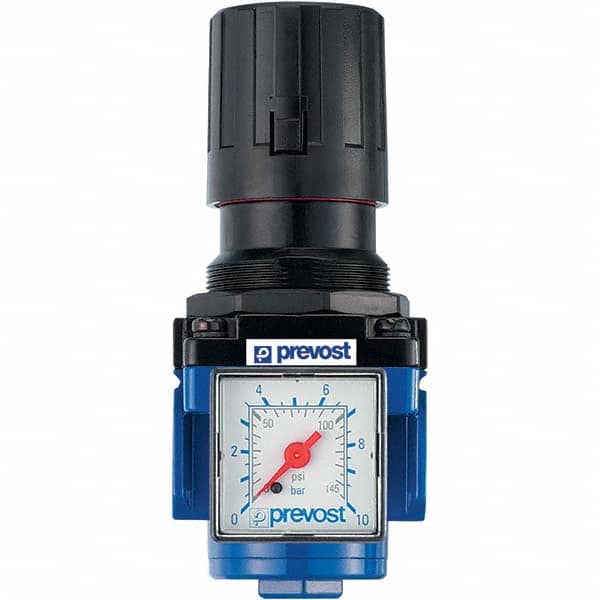Prevost - Filter, Regulator & Lubricator (FRL) Units Configuration: 1 Pc. Regulator Body Type: Standard - Exact Tool & Supply