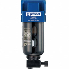 Prevost - Filter, Regulator & Lubricator (FRL) Units Configuration: 1 Pc. Filter Body Type: Standard - Exact Tool & Supply
