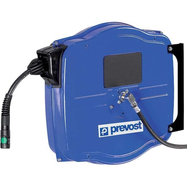 Prevost - 50' Spring Retractable Hose Reel - Exact Tool & Supply