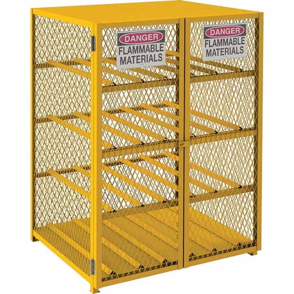 Durham - Storage Cabinets Type: Gas Cylinder Width (Inch): 42-3/16 - Exact Tool & Supply