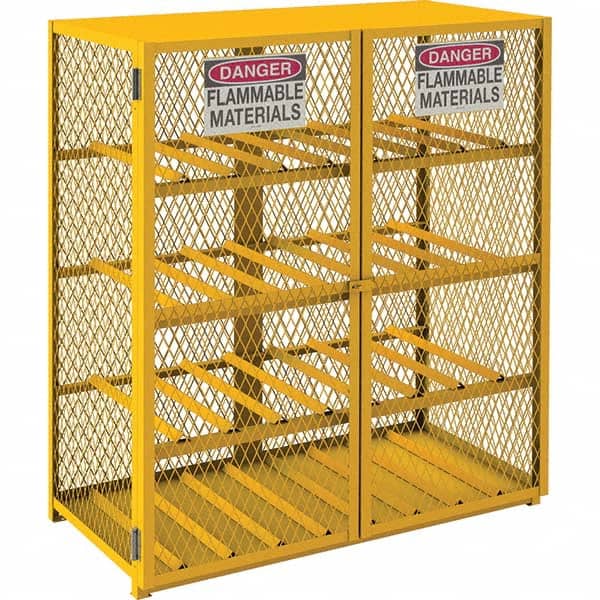 Durham - Storage Cabinets Type: Gas Cylinder Width (Inch): 30.4370 - Exact Tool & Supply
