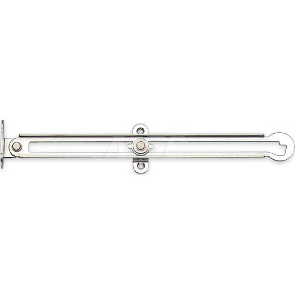 Damping Stays; Type: Lid Stay; Capacity: 66.000; 30; Overall Length (mm): 165.0000; Thickness (mm): 1.5; Width (mm): 52.00; Side: Left Hand; Maximum Opening: 90.000; Finish/Coating: Polished; Mounting Hole Size Diameter: 4.500; Material: 304 Stainless Ste