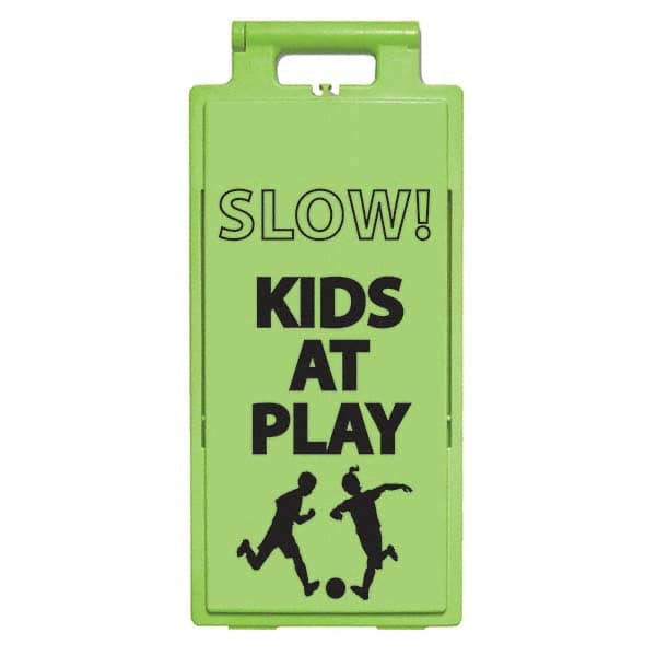 PRO-SAFE - Cone & A Frame Floor Signs Shape: A-Frame Type: Accident Prevention - Exact Tool & Supply