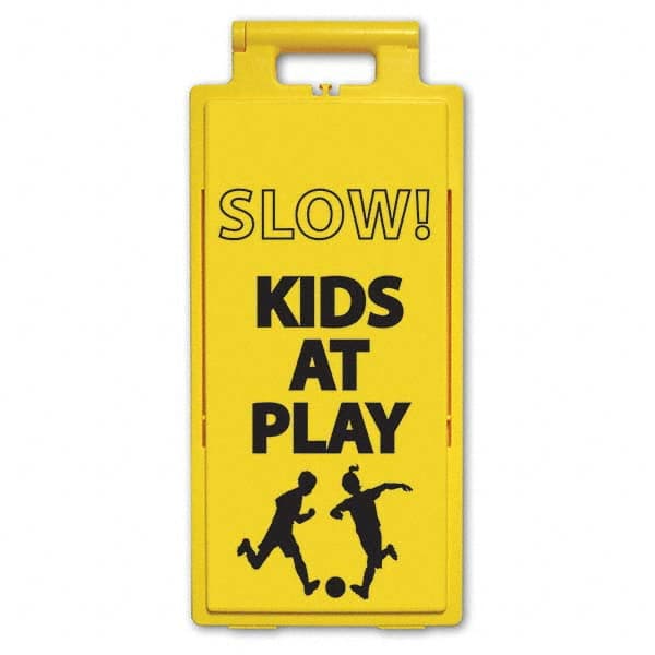 PRO-SAFE - Cone & A Frame Floor Signs Shape: A-Frame Type: Accident Prevention - Exact Tool & Supply
