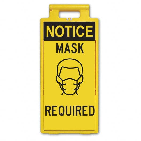 PRO-SAFE - Cone & A Frame Floor Signs Shape: A-Frame Type: Accident Prevention - Exact Tool & Supply