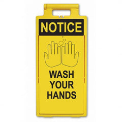 PRO-SAFE - Cone & A Frame Floor Signs Shape: A-Frame Type: Accident Prevention - Exact Tool & Supply