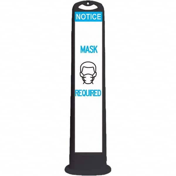 PRO-SAFE - Traffic Barrels, Delineators & Posts Type: Vertical Panel Material: HDPE - Exact Tool & Supply
