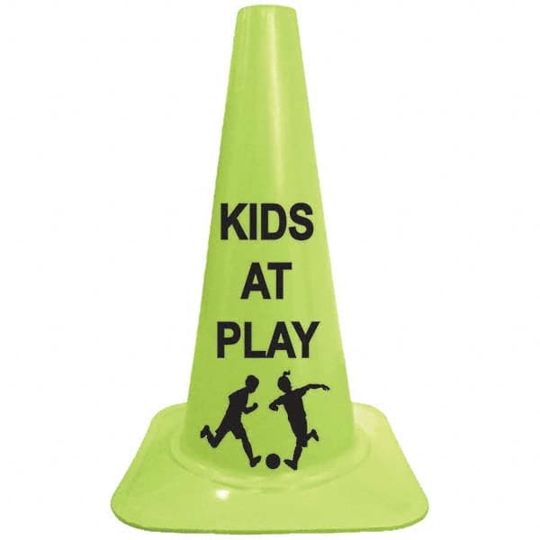 PRO-SAFE - Traffic Cones Type: Sport Cone Color: Lime - Exact Tool & Supply