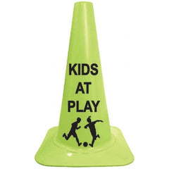 PRO-SAFE - Traffic Cones Type: Sport Cone Color: Lime - Exact Tool & Supply