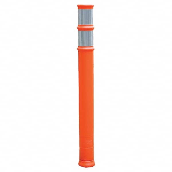 PRO-SAFE - Traffic Barrels, Delineators & Posts Type: Delineator Post Material: HDPE - Exact Tool & Supply