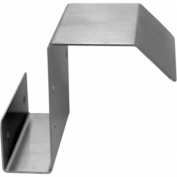 Made in USA - 4" Long x 4" Wide, Stainless Steel Foot Pull - Exact Tool & Supply