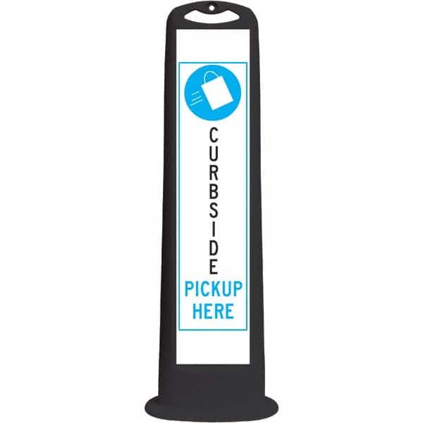 PRO-SAFE - Traffic Barrels, Delineators & Posts Type: Vertical Panel Material: HDPE - Exact Tool & Supply