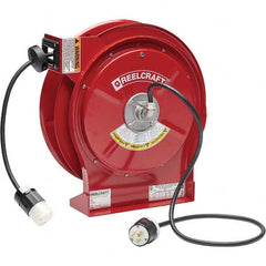 Reelcraft - Cord & Cable Reels End Type: Twist Lock Receptacle Cable Length (Feet): 50 - Exact Tool & Supply