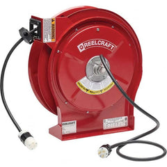 Reelcraft - Cord & Cable Reels End Type: Single Outlet Cable Length (Feet): 50 - Exact Tool & Supply