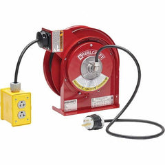 Reelcraft - Cord & Cable Reels End Type: Quad Outlet Cable Length (Feet): 45 - Exact Tool & Supply