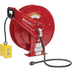 Reelcraft - Cord & Cable Reels End Type: Quad Outlet Cable Length (Feet): 100 - Exact Tool & Supply
