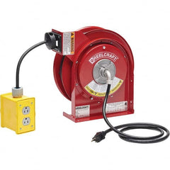 Reelcraft - Cord & Cable Reels End Type: Quad Outlet Cable Length (Feet): 45 - Exact Tool & Supply