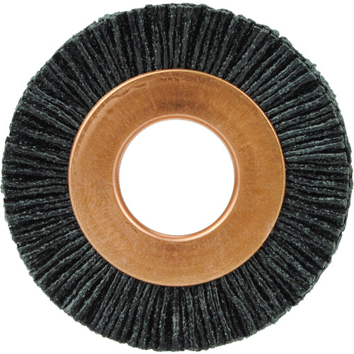 1 1/2″ Diameter - Small Diameter Wheel Brush - 0.026″/120 Grit - 1/2″ Arbor - Exact Tool & Supply