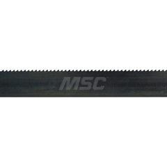 Welded Bandsaw Blade: 8' Long, 1/2″ Wide, 0.025″ Thick, 14 TPI Carbon Steel, Toothed Edge