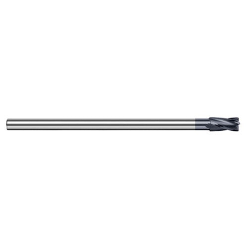End Mills - Reduced Shank End Mills - 0.1875″ (3/16″) Cutter Diameter × 0.0150″ (1/64″) Radius × 0.2810″ (9/32″) Length of Cut Carbide Reduce Shank Corner Radius End Mill, 4 Flutes, AlTiN Coated - Exact Tool & Supply