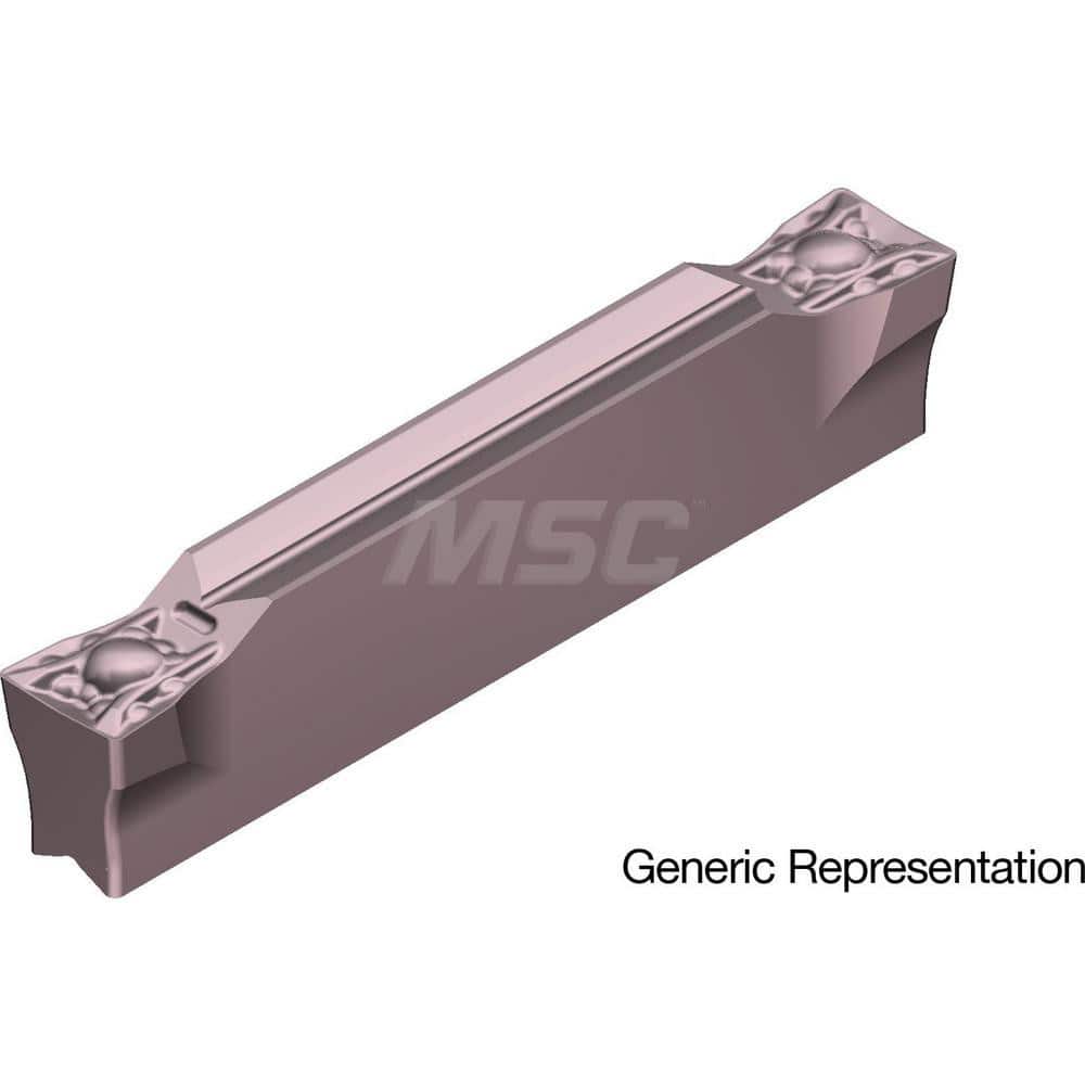 Grooving Insert: GCM2002ML AC520U, Solid Carbide Super ZX Finish, Neutral, 2 mm Cutting Width, 20 mm Max Depth, Series GND