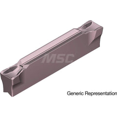 Grooving Insert: GCM5002GG AC520U, Solid Carbide Super ZX Finish, Neutral, 5 mm Cutting Width, 25 mm Max Depth, Series GND