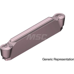 Grooving Insert: GCM6030RN AC520U, Solid Carbide Super ZX Finish, Neutral, 6 mm Cutting Width, 25 mm Max Depth, Series GND