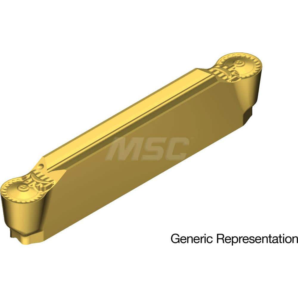 Grooving Insert: GCM3015RN AC425K, Solid Carbide Super FF Finish, Neutral, 3 mm Cutting Width, 20 mm Max Depth, Series GND