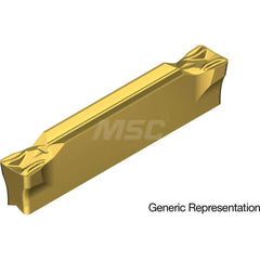 Grooving Insert: GCM5187MG AC425K, Solid Carbide Super FF Finish, Neutral, 0.187″ Cutting Width, 0.906″ Max Depth, Series GND