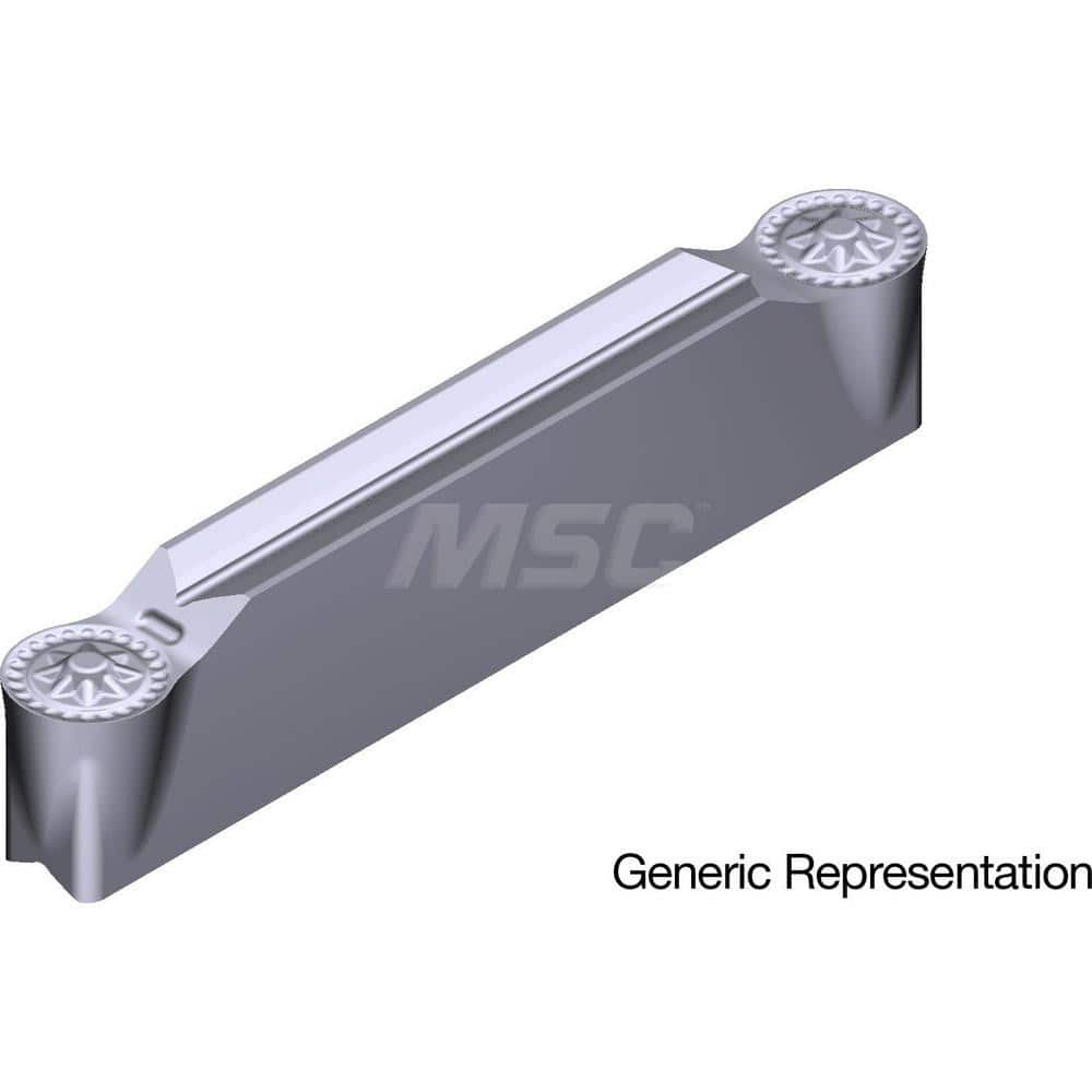 Grooving Insert: GCM7035RG AC5025S, Solid Carbide Absotech Finish, Neutral, 7 mm Cutting Width, 25 mm Max Depth, Series GND