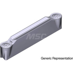 Grooving Insert: GCM7035RG AC5025S, Solid Carbide Absotech Finish, Neutral, 7 mm Cutting Width, 25 mm Max Depth, Series GND