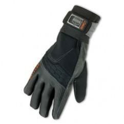 9012 S BLK GLOVES W/ WRIST SUPPORT - Exact Tool & Supply