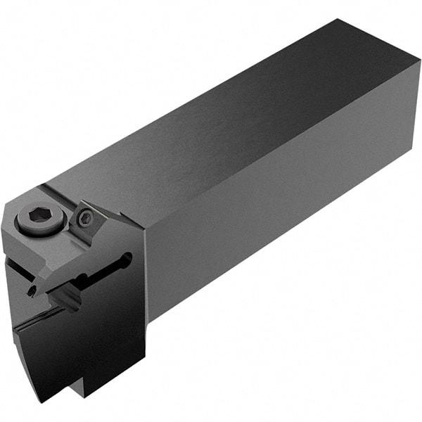 Seco - CFI, External, Right Hand, 16.5mm Max Depth of Cut, 55 to 80mm Groove Width, Indexable Grooving Tool Holder - LC.. 1605.. Insert Compatibility, 25mm Shank Height, 25mm Shank Width, 124.5mm OAL, Through Coolant - Exact Tool & Supply
