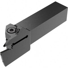 Seco - CFM, External, Right Hand, 21.5mm Max Depth of Cut, 4mm Max Groove Width, Indexable Grooving Tool Holder - LC.. 1604.. Insert Compatibility, 20mm Shank Height, 20mm Shank Width, 109.5mm OAL, Through Coolant - Exact Tool & Supply