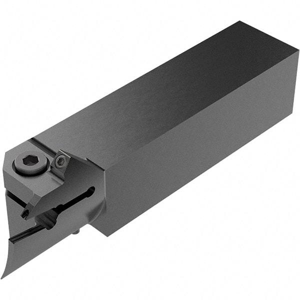 Seco - CFI, External, Right Hand, 10.5mm Max Depth of Cut, 55 to 80mm Groove Width, Indexable Grooving Tool Holder - LC.. 1603.. Insert Compatibility, 25mm Shank Height, 25mm Shank Width, 117.5mm OAL, Through Coolant - Exact Tool & Supply