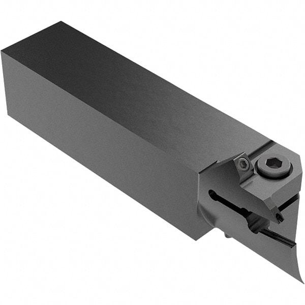 Seco - CFI, External, Left Hand, 13.5mm Max Depth of Cut, 140 to 230mm Groove Width, Indexable Grooving Tool Holder - LC.. 1604.. Insert Compatibility, 25mm Shank Height, 25mm Shank Width, 120.5mm OAL, Through Coolant - Exact Tool & Supply