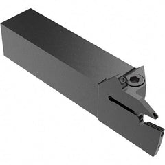 Seco - CFM, External, Left Hand, 21.5mm Max Depth of Cut, 4mm Max Groove Width, Indexable Grooving Tool Holder - LC.. 1604.. Insert Compatibility, 25mm Shank Height, 25mm Shank Width, 129.5mm OAL, Through Coolant - Exact Tool & Supply