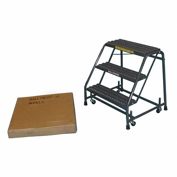 Ballymore - Rolling & Wall Mounted Ladders & Platforms Type: Stairway Slope Ladder Style: 50 Degree Incline - Exact Tool & Supply