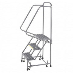Ballymore - Rolling & Wall Mounted Ladders & Platforms Type: Stairway Slope Ladder Style: 50 Degree Incline - Exact Tool & Supply