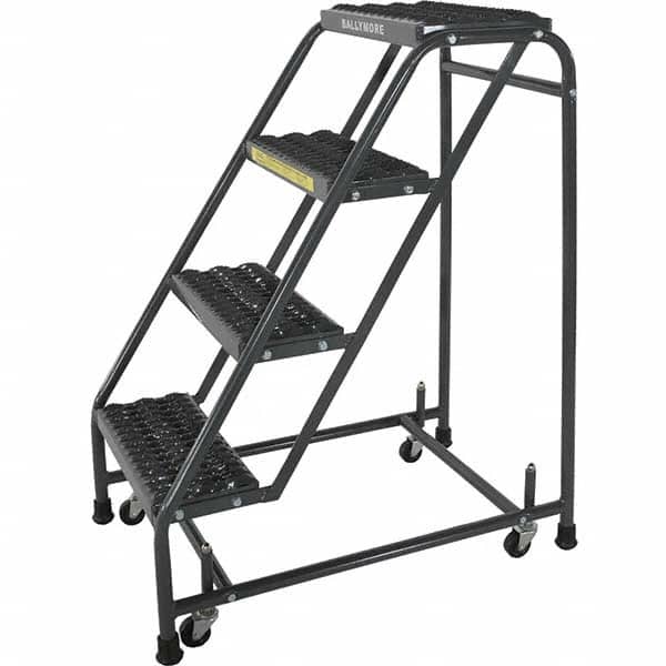 Ballymore - Rolling & Wall Mounted Ladders & Platforms Type: Stairway Slope Ladder Style: 50 Degree Incline - Exact Tool & Supply