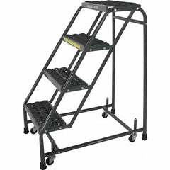 Ballymore - Rolling & Wall Mounted Ladders & Platforms Type: Stairway Slope Ladder Style: 50 Degree Incline - Exact Tool & Supply
