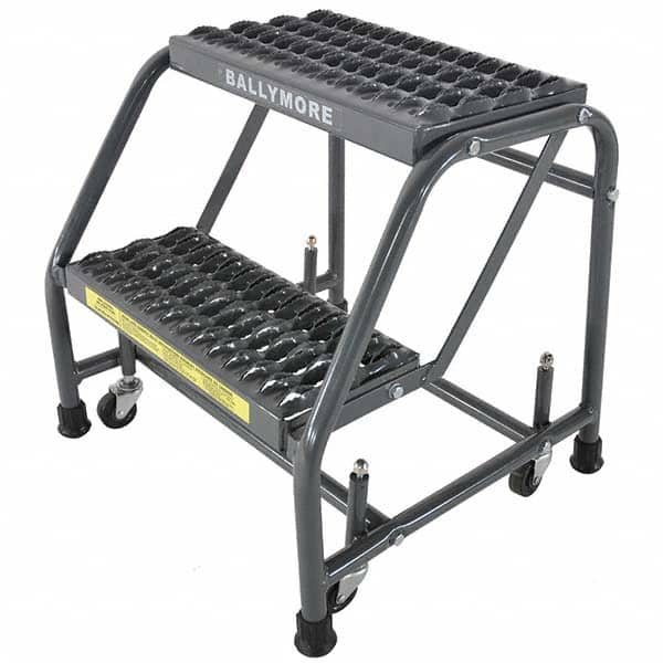 Ballymore - Rolling & Wall Mounted Ladders & Platforms Type: Stairway Slope Ladder Style: 50 Degree Incline - Exact Tool & Supply
