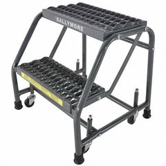 Ballymore - Rolling & Wall Mounted Ladders & Platforms Type: Stairway Slope Ladder Style: 50 Degree Incline - Exact Tool & Supply