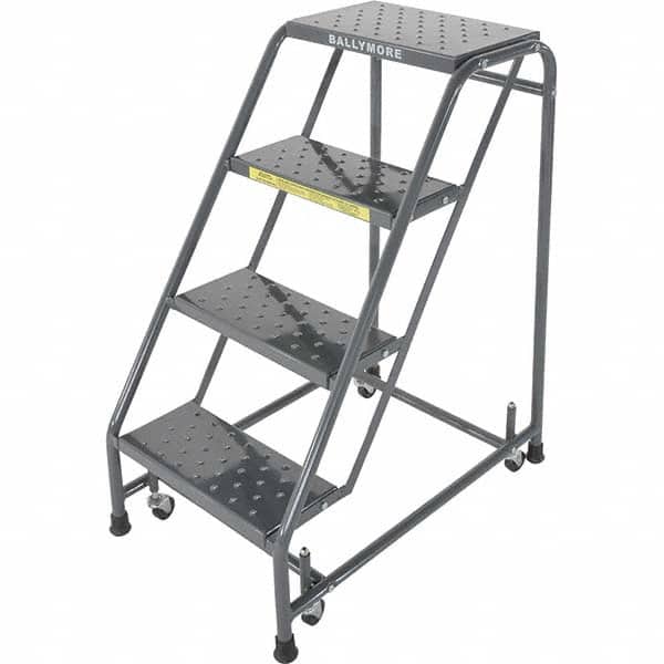 Ballymore - Rolling & Wall Mounted Ladders & Platforms Type: Stairway Slope Ladder Style: 50 Degree Incline - Exact Tool & Supply