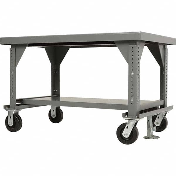 Little Giant - Mobile Work Benches Type: Mobile Work Bench Length: 48 (Inch) - Exact Tool & Supply