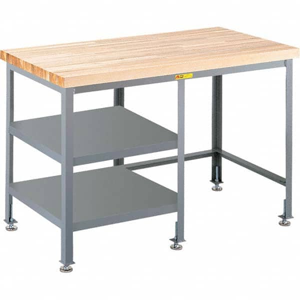 Little Giant - Stationary Work Benches, Tables Type: Work Bench Top Material: Butcher Block Maple - Exact Tool & Supply