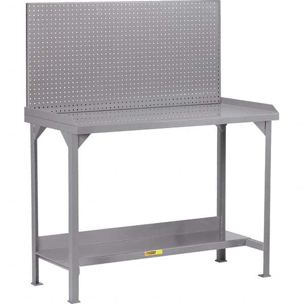Little Giant - Stationary Work Benches, Tables Type: Work Bench Top Material: 12 Gauge Steel - Exact Tool & Supply