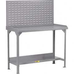 Little Giant - Stationary Work Benches, Tables Type: Work Bench Top Material: 12 Gauge Steel - Exact Tool & Supply